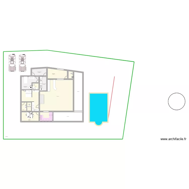 Villa Cactus - version 4 - rez. Plan de 12 pièces et 1066 m²