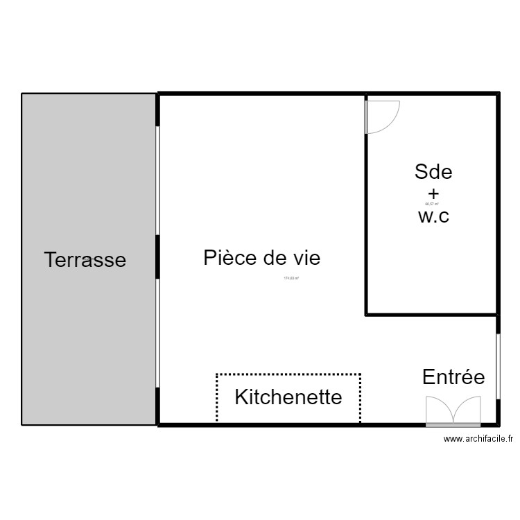 WAKSMAN (Jen). Plan de 3 pièces et 331 m2