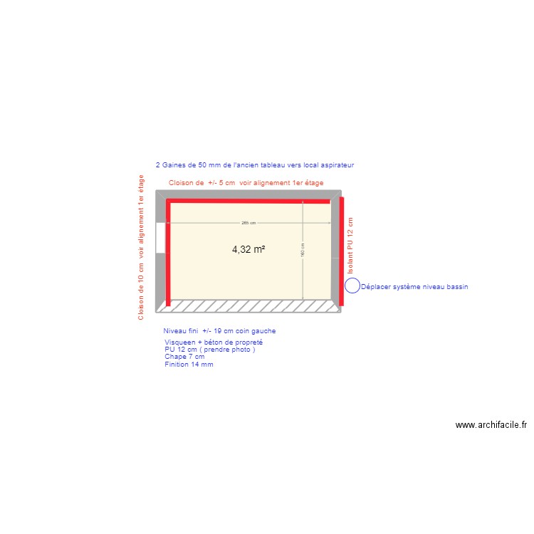 Hall Studio 3. Plan de 0 pièce et 0 m2