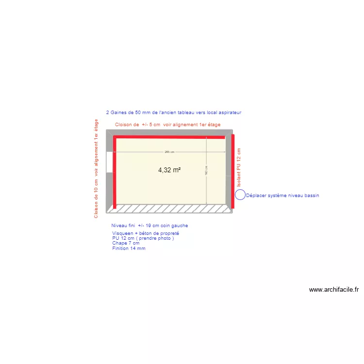 Hall Studio 3. Plan de 