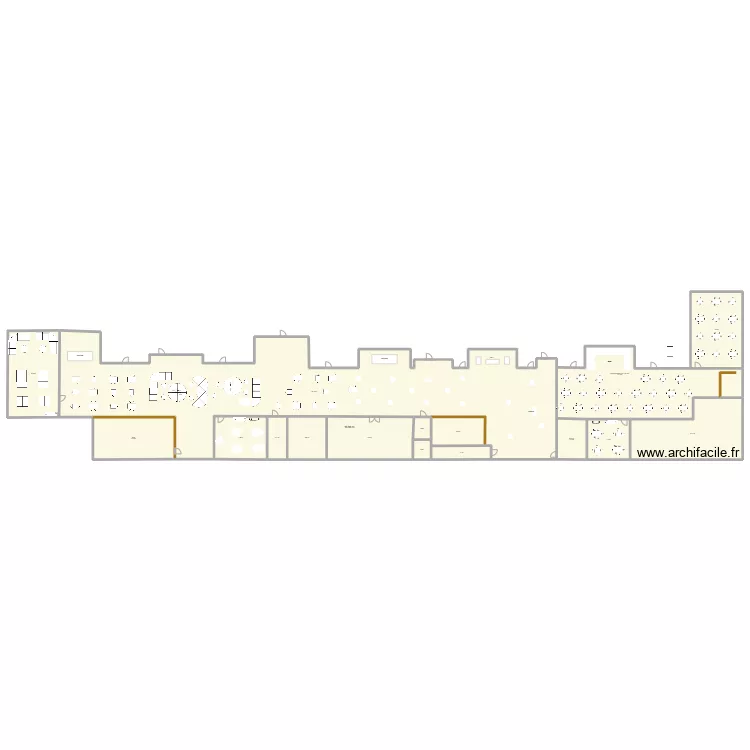 Zones exploitables +1 - Chateau d'Axe. Plan de 