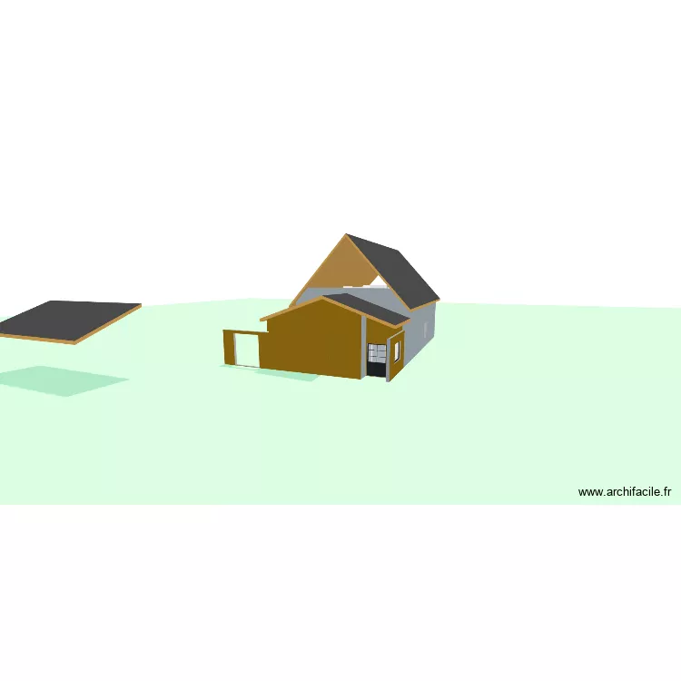 guzoux v4. Plan de 12 pièces et 224 m²