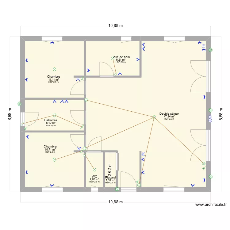 projet logis sch&eacute;ma &eacute;lectrique2. Plan de 