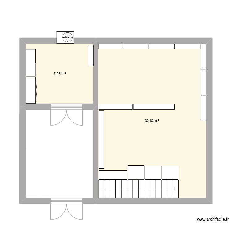 atelier etage. Plan de 0 pièce et 0 m2