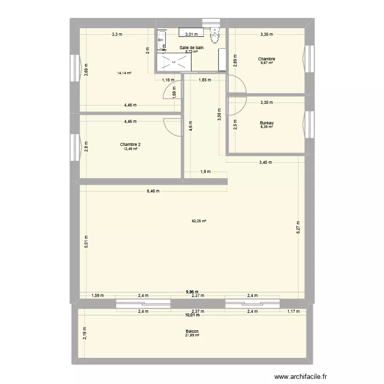 RDC. Plan de 7 et 135 m² RDC. Plan de 7 et 135 m²
