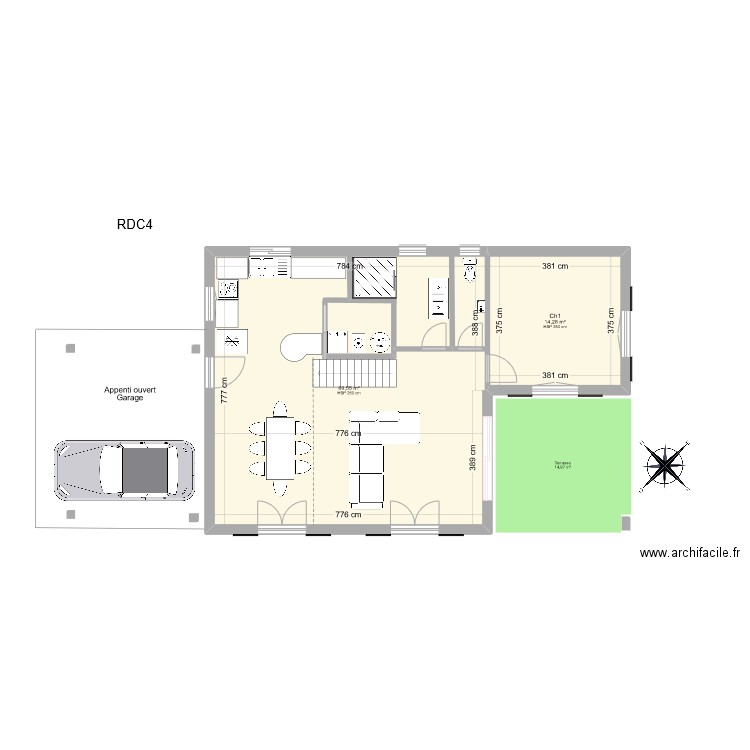 RDC4. Plan de 0 pièce et 0 m2
