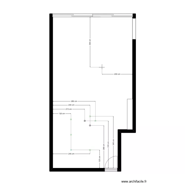 APARTMENT 1ST FLOOR. Plan de 3  et 124 m²