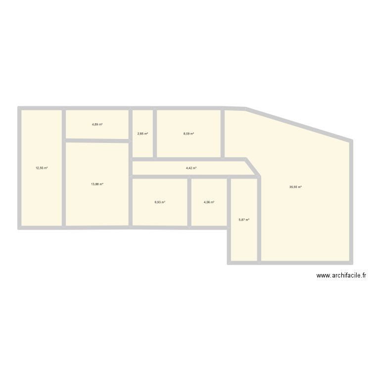 CAO.maison. Plan de 10 pièces et 99 m2