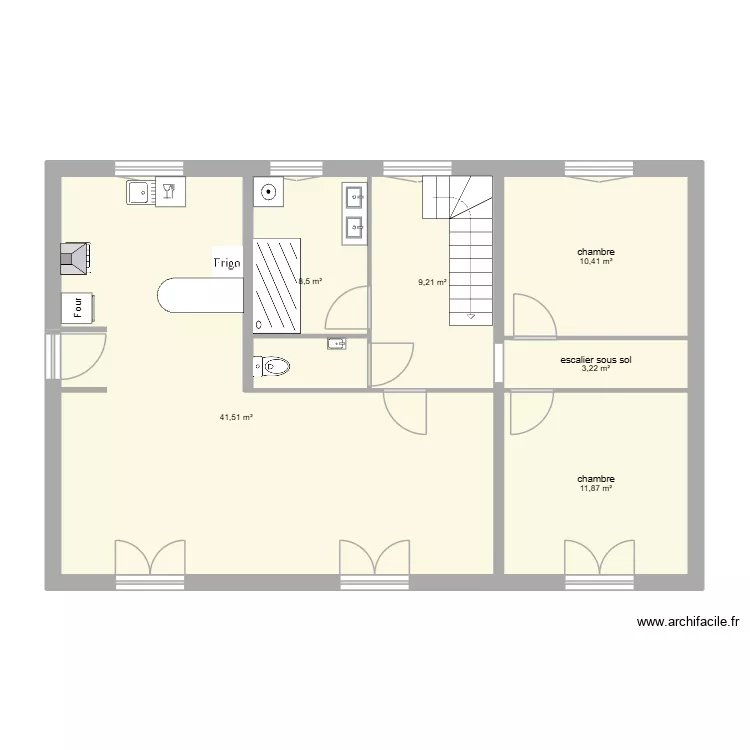 plan envisagé v1. Plan de 6 et 85 m² plan envisagé v1. Plan de 6 et 85 m²