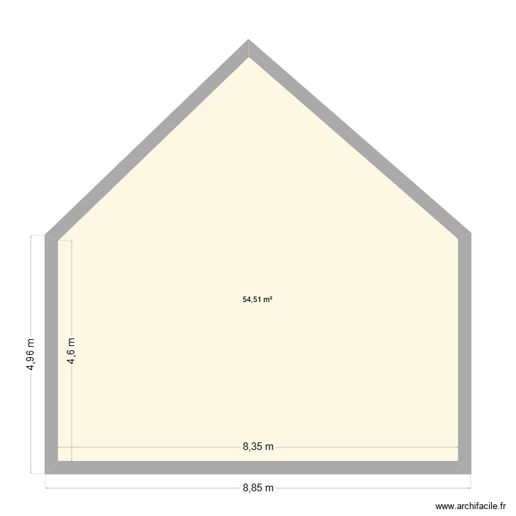 Plan de façade. Plan de 0 pièce et 0 m2