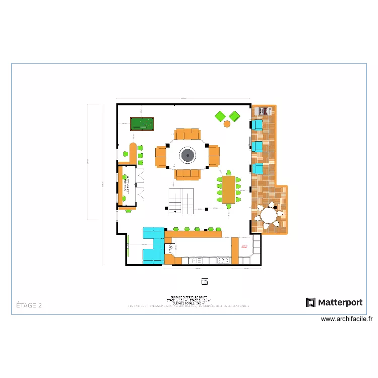 BIONNAY ETAGE VARIANTE CUISINE 2. Plan de 