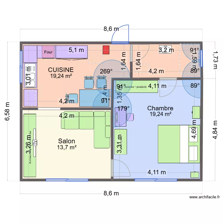 maison a construire nackon thailande. Plan de 3  et 52 m²