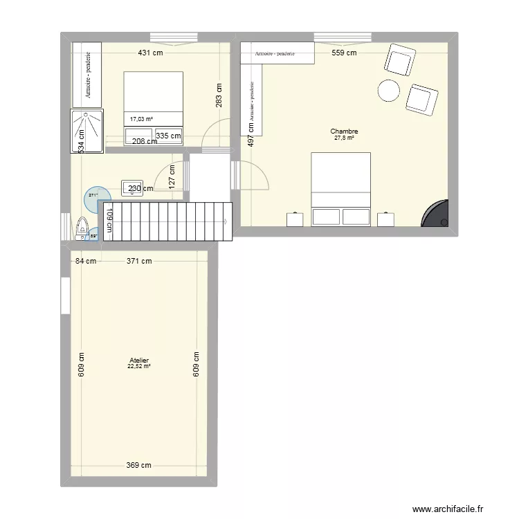 ETAGE 1 BRIANCON V4 . Plan de 