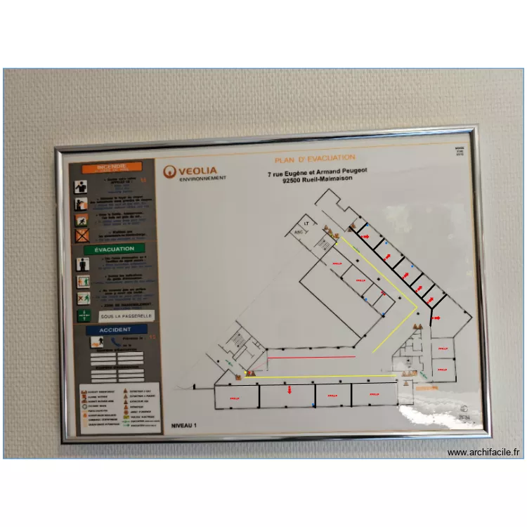 R+1 VEOLIA 2 / INSIDE. Plan de 