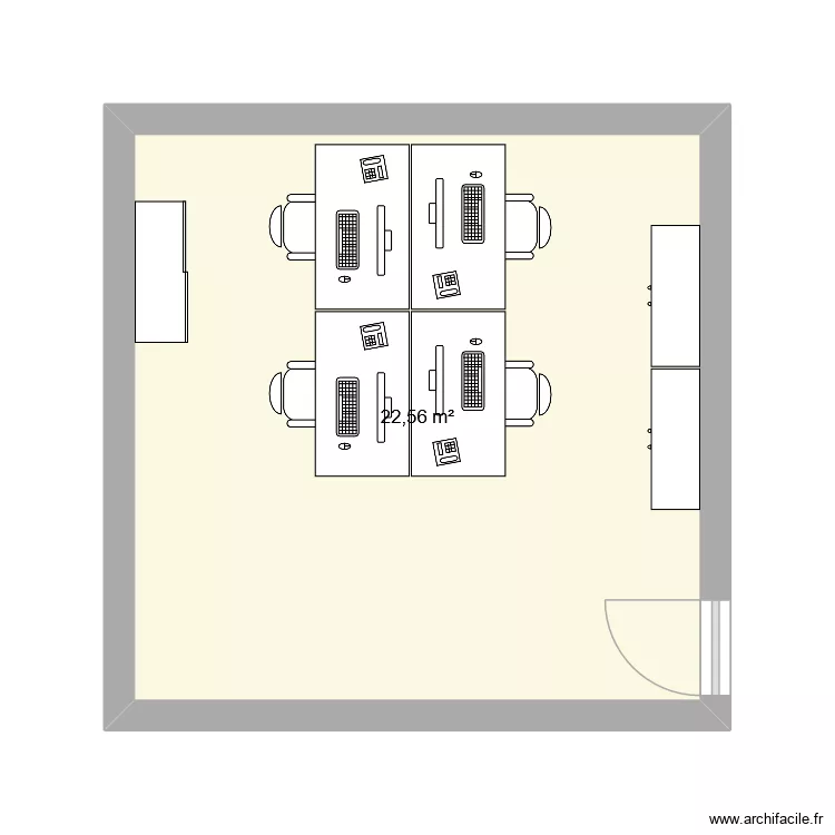 Magne & Palmer. Plan de 1 et 23 m² Magne & Palmer. Plan de 1 et 23 m²