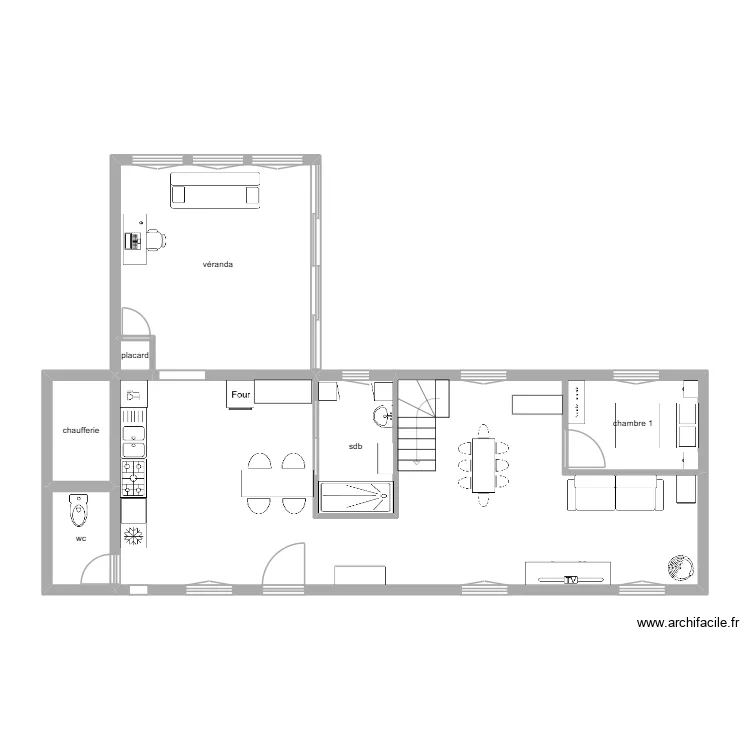 CHEVALIER. Plan de 