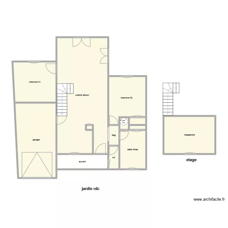 michel 2. Plan de 13  et 102 m²