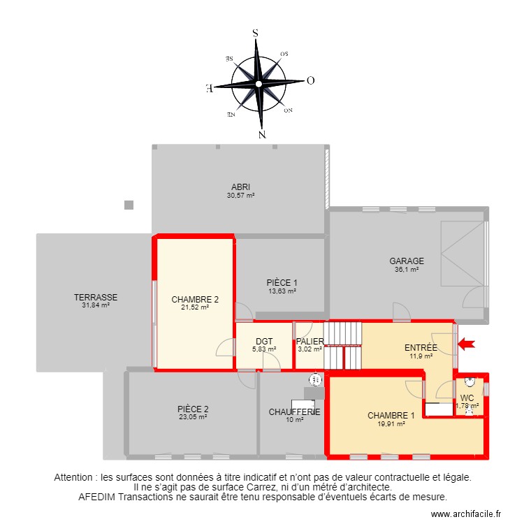 BI 18007 - . Plan de 53 pièces et 479 m2