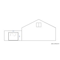 Pignon - garage avant travaux