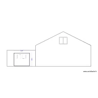 Pignon - garage avant travaux