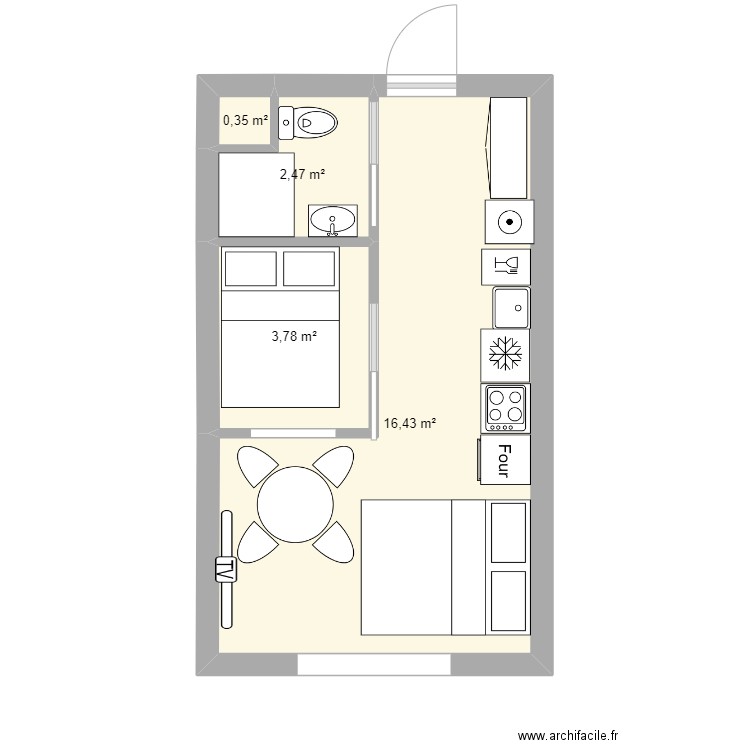 FLAINE N° 2 . Plan de 0 pièce et 0 m2