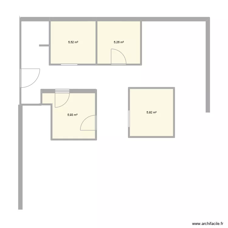bwabwabwa. Plan de 4 Pièces et 23 m² bwabwabwa. Plan de 4 Pièces et 23 m²