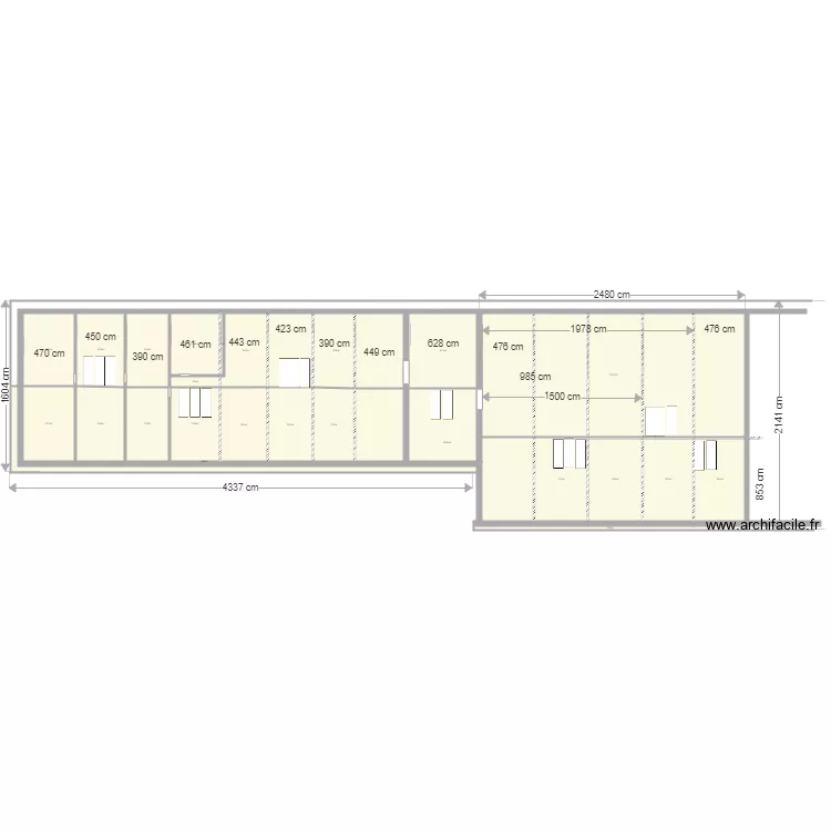 Batiment les Paroirs. Plan de Batiment les Paroirs. Plan de