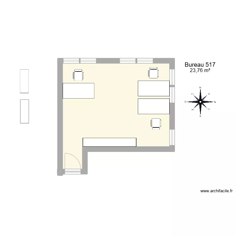Bureau R 517. Plan de Bureau R 517. Plan de