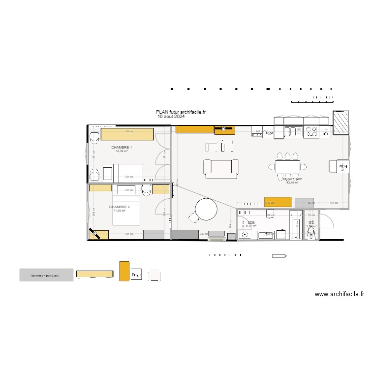 PLAN FUTUR  16 aout 2024. Plan de 0 pièce et 0 m2