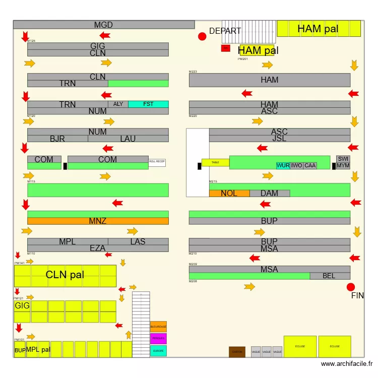 Projection mezza 17 12 2024. Plan de 