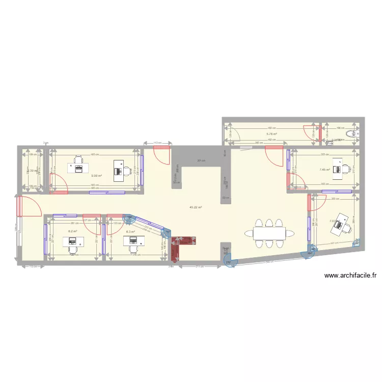 projet jannin rdc 2eme jet. Plan de 