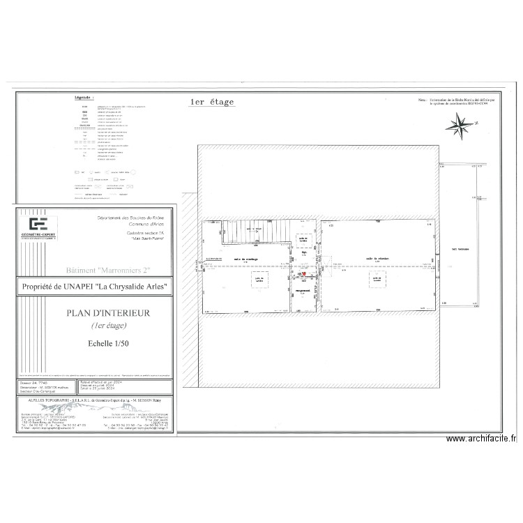 MARRONNIERS 2 Wifi  étage. Plan de 0 pièce et 0 m2