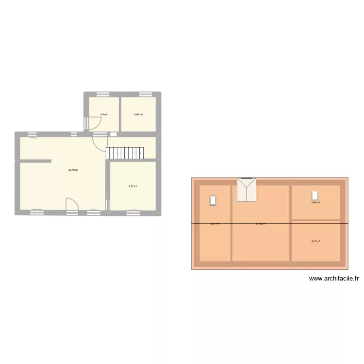 Maison_Max. Plan de 8 et 92 m² Maison_Max. Plan de 8 et 92 m²