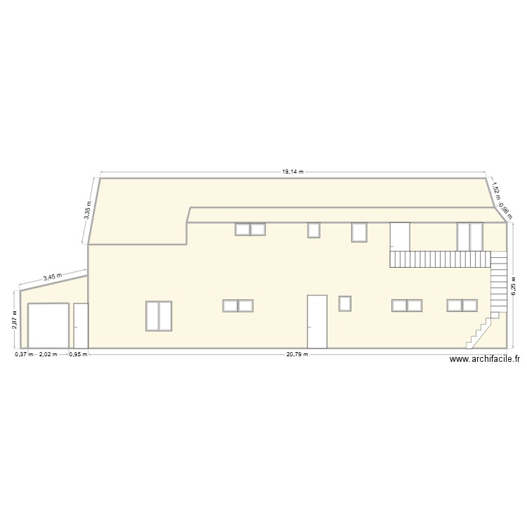 Delord - ITE. Plan de 5 pièces et 182 m2