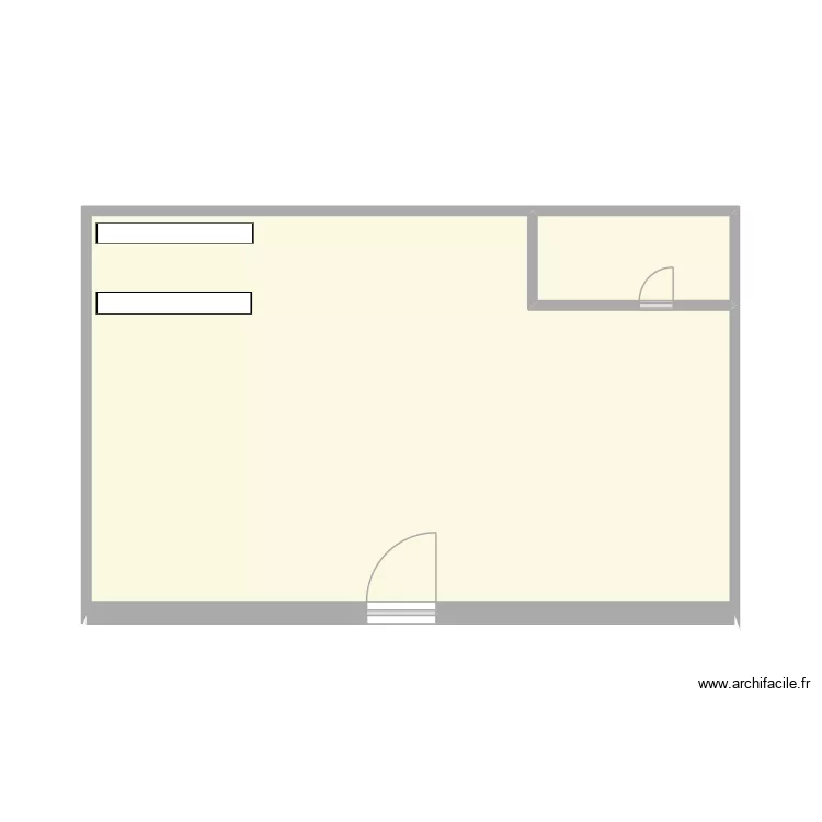 tabac presse. Plan de 2  et 33 m²