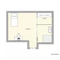 chambre 3 avec dressing et lit 90 3