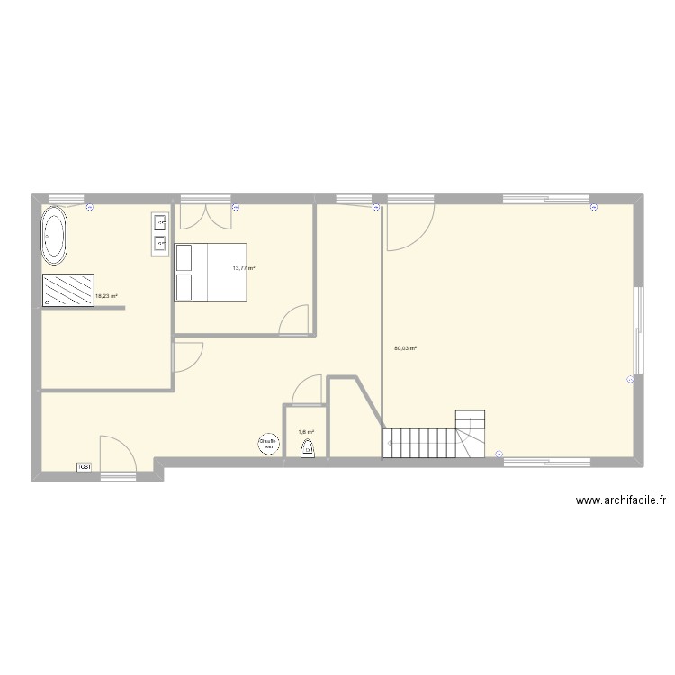 donovan. Plan de 13 pièces et 247 m2
