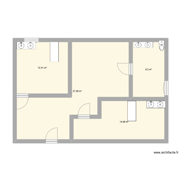 institut. Plan de 0 pièce et 0 m2