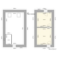 Loft plan masse bas et haut coté