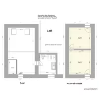 Loft plan masse bas et haut cot&eacute;