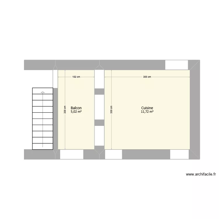 Penanhoat - EDL Cuisine. Plan de 