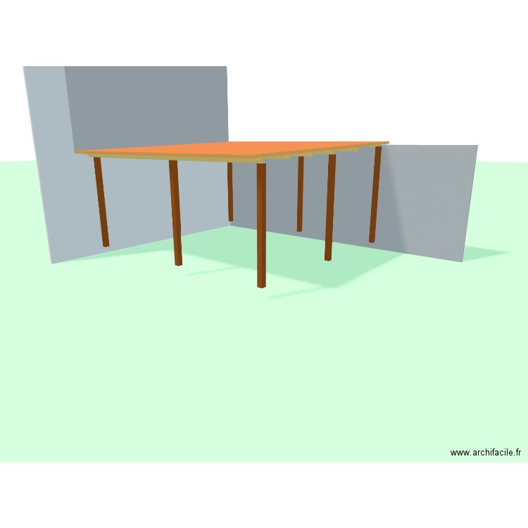 Abri Jardin. Plan de 0 pièce et 0 m2