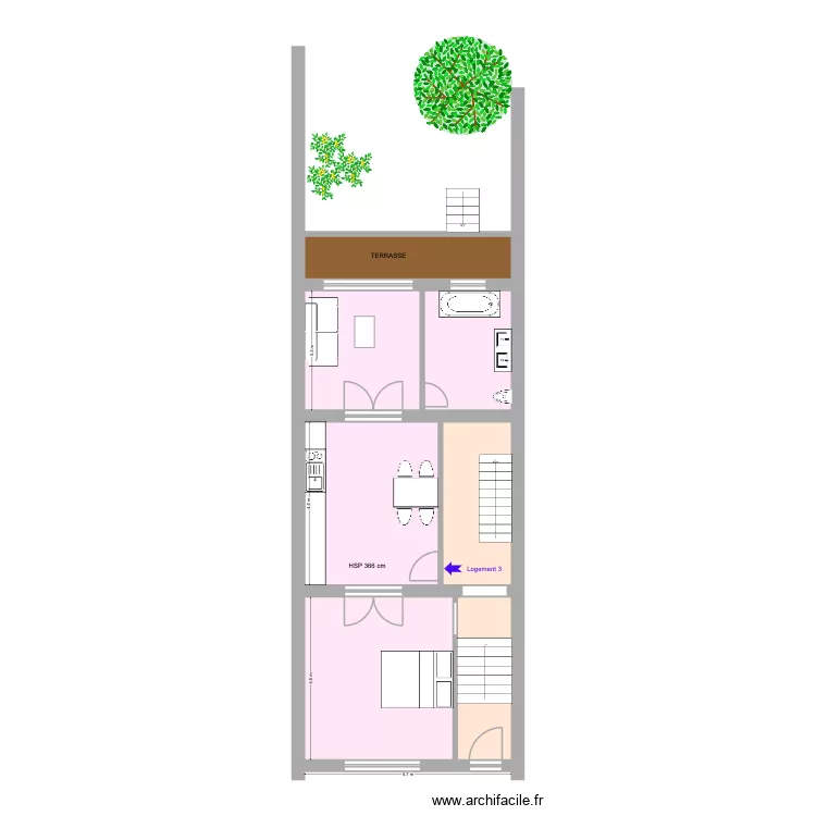Churchill 21 Bel Etage - Projeté -. Plan de 14 et 89 m² Churchill 21 Bel Etage - Projeté -. Plan de 14 et 89 m²