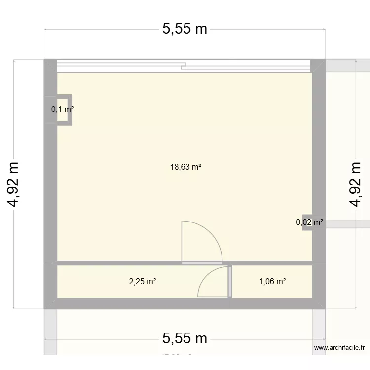 Etage ARGELES. Plan de 10 Pièces et 96 m² Etage ARGELES. Plan de 10 Pièces et 96 m²