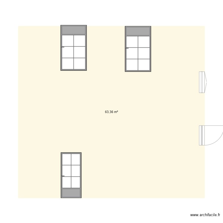 PLAN DE FACADE. Plan de 0 pièce et 0 m2