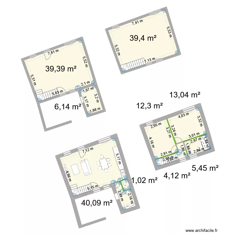 Lussac futur. Plan de 