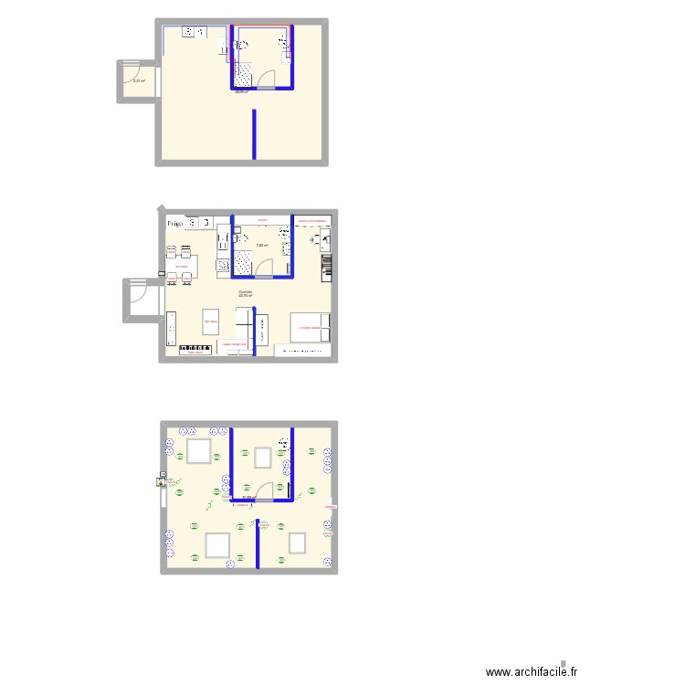 APPARTEMENT. Plan de 5 pièces et 154 m2