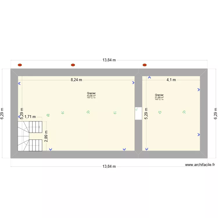 Les R&eacute;mouleurs Grenier. Plan de 