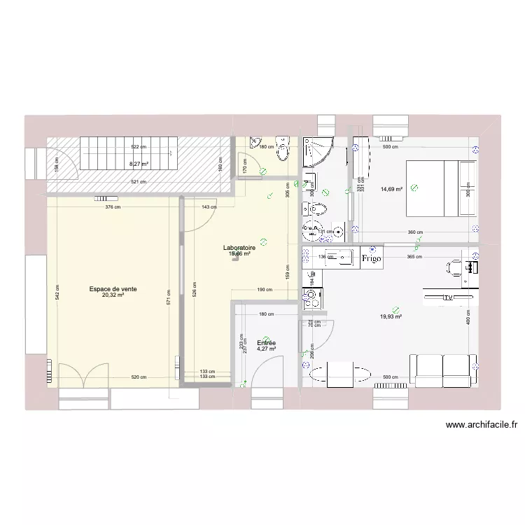 BLG-Rdch Patisserie. Plan de 