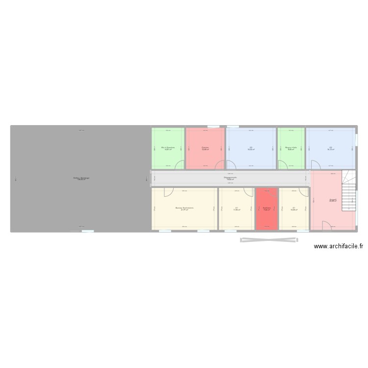 SVG CRENEY RDC. Plan de 12 pièces et 265 m2